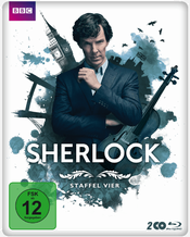 【スチールブック版】SHERLOCK シリーズ4 ドイツ版DVD/Blu-ray
