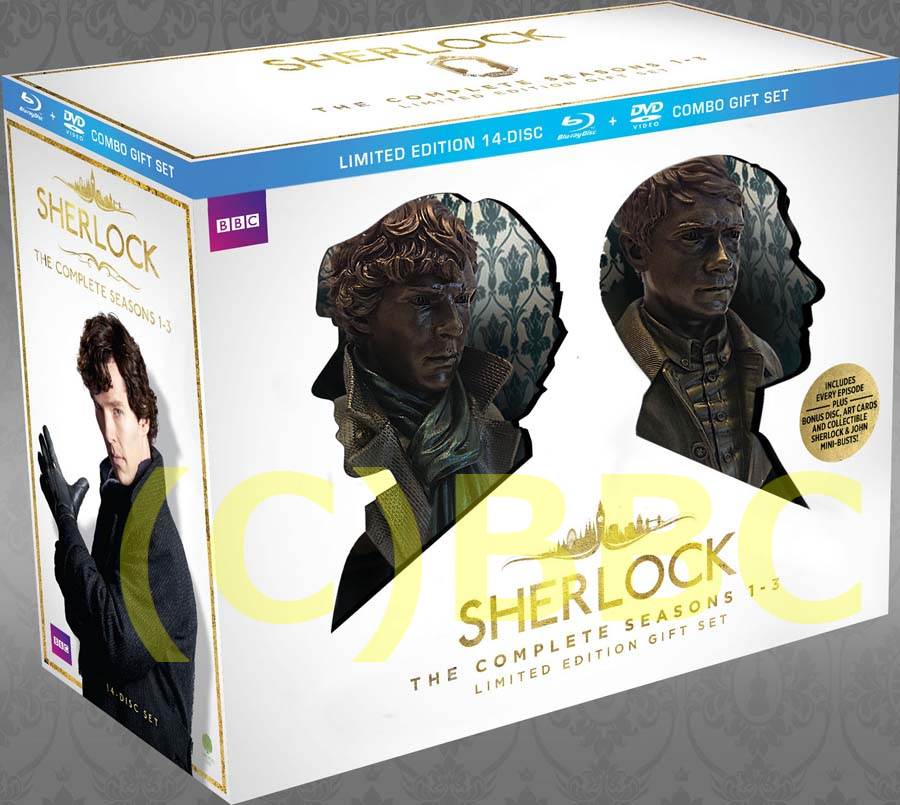 Sherlock: Complete Seasons One - Three Limited Edition Gift Set