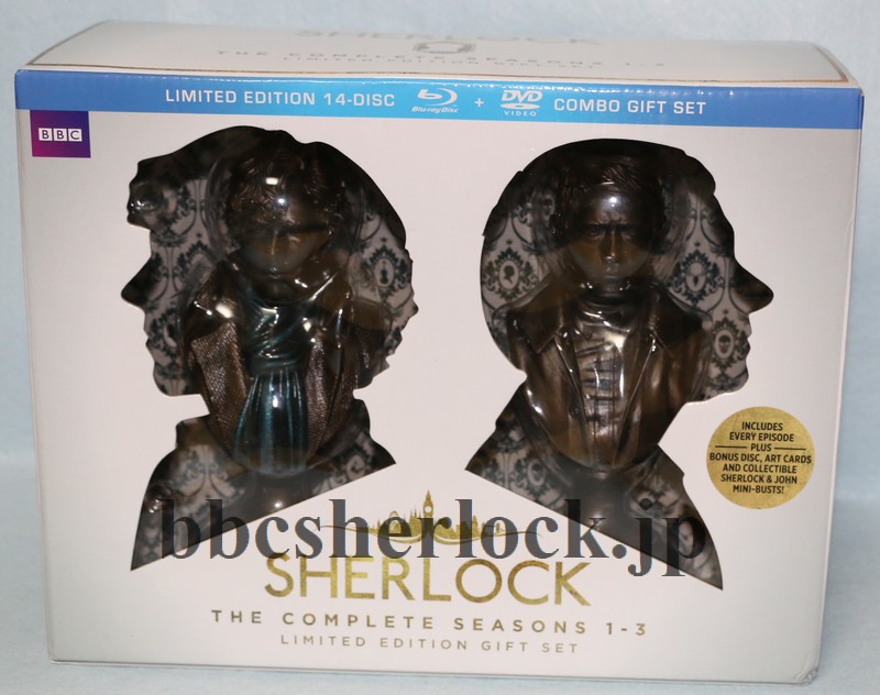 胸像＆ディスク＆パッケージ詳細：US版「Sherlock Limited Edition Gift Set」