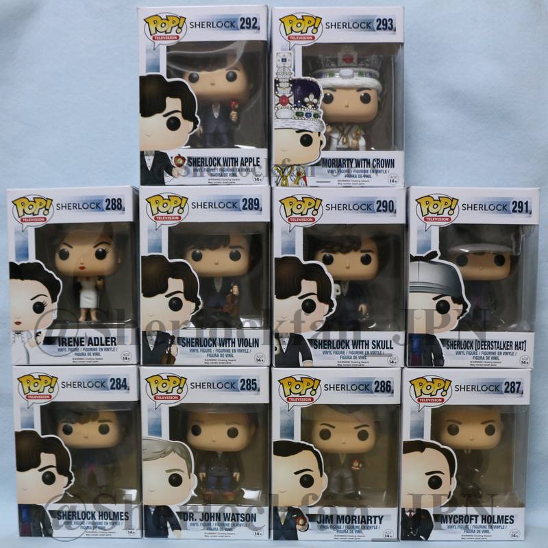 Funko POP! SHERLOCK/シャーロック シリーズ全10体。