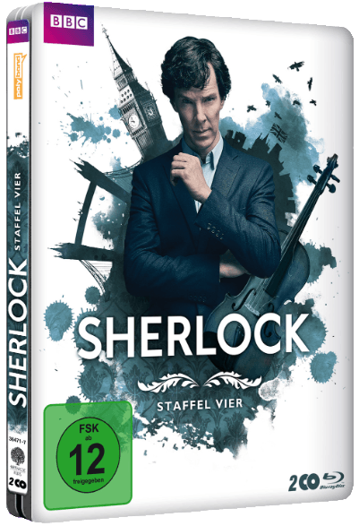 ドイツ限定『SHERLOCK/シャーロック』シリーズ4スチールブックブルーレイ