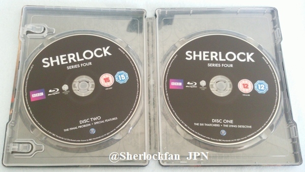 スチールブック版】SHERLOCK シリーズ4 UK(イギリス)版DVD/Blu-ray 