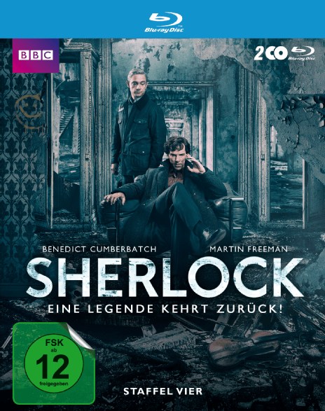 ドイツ限定『SHERLOCK/シャーロック』シリーズ4ポストカード+ブックレット付ブルーレイ