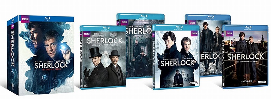 【UK版】SHERLOCK S1-S4+劇場版コンプリートDVD-BOX/Blu-ray-BOX