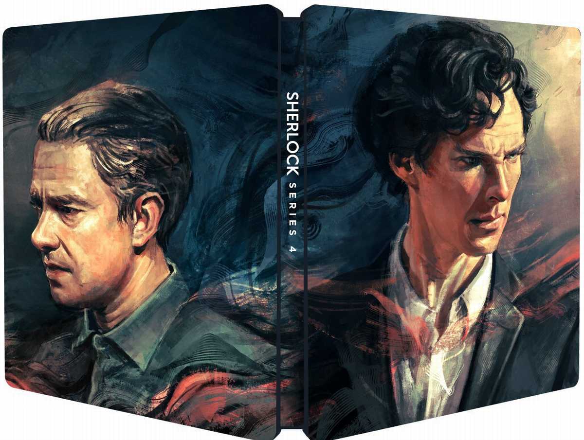 スチールブック版】SHERLOCK シリーズ4 UK(イギリス)版DVD/Blu