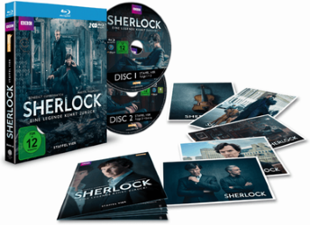 【ポストカード付】SHERLOCK シリーズ4 ドイツ版DVD/Blu-ray