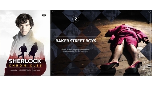 公式ガイドブック「Sherlock: Chronicles」のプレビュー画像、英アマゾンに掲載